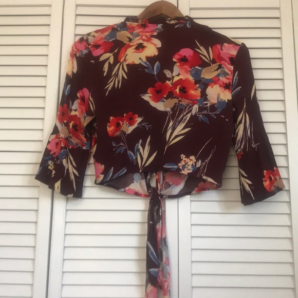 Floral Crop Top and Skirt Set by Xhilaration - Picture 8 of 15